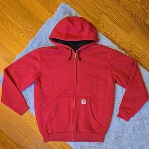 Carhartt Red Full Zip Jacket, Men's Medium, NWOT